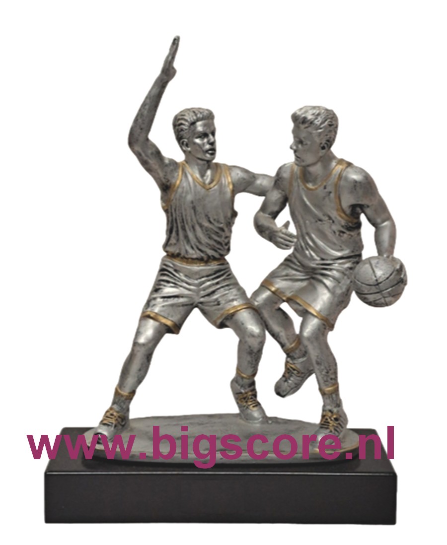 Basketbal BAS-01 Resinbeeld Heren Groot LAATSTE OP=OP!!